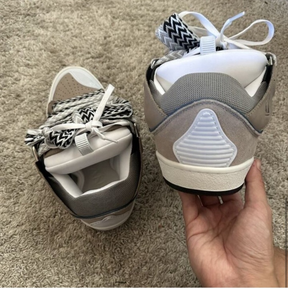 lanvin curbs sneakers 44